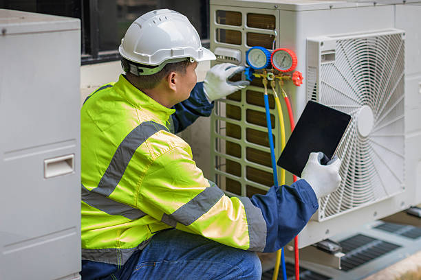 Professional Heat Pump Repair technician working in Decatur, TX